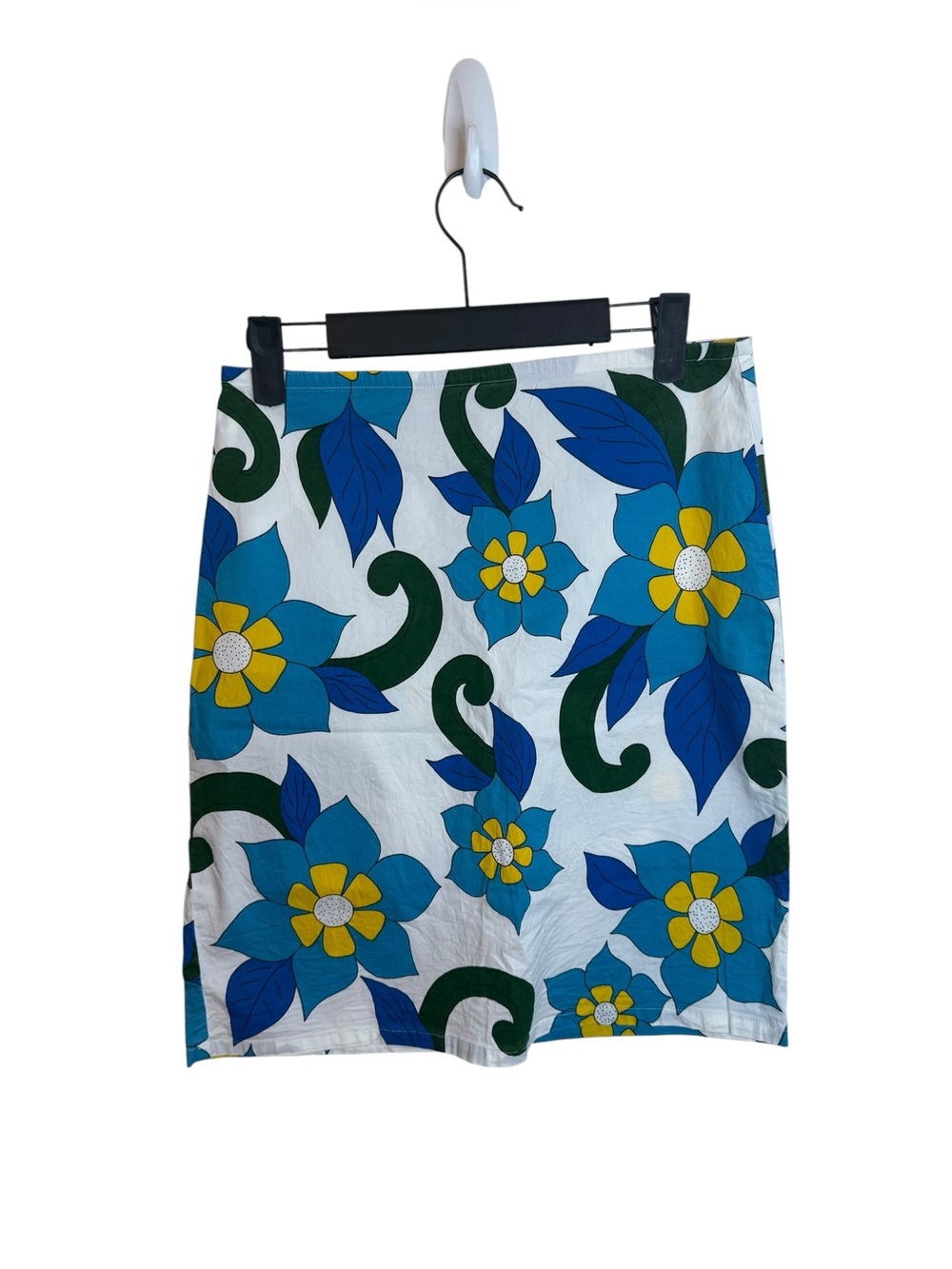 725 Originals Vintage Retro Floral Hippie Stretch Skirt
